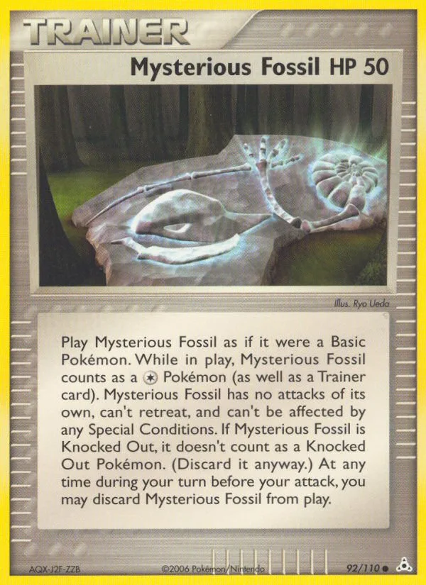 Mysterious Fossil · Holon Phantoms 92/110