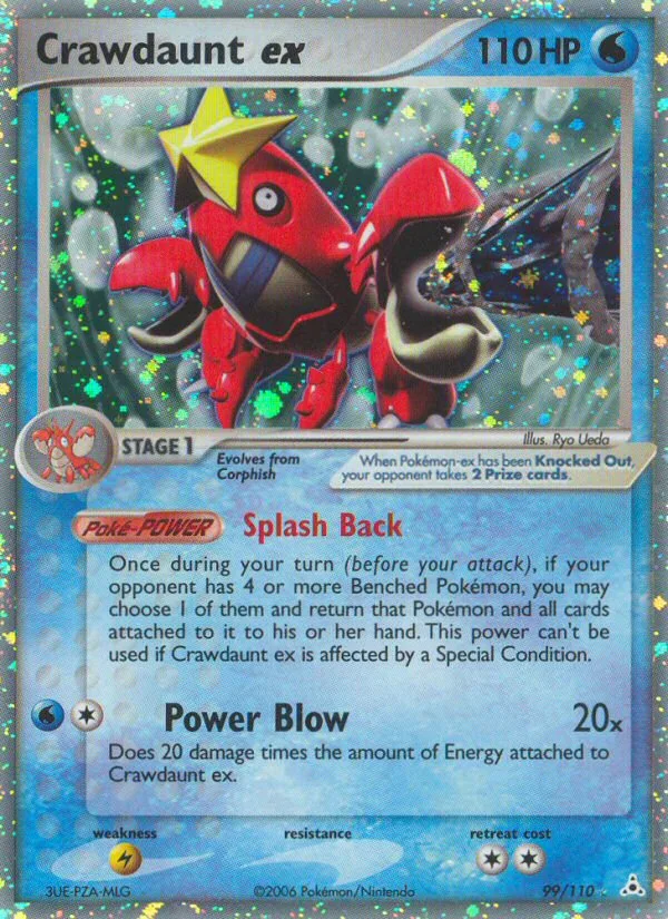 Crawdaunt ex · Holon Phantoms 99/110