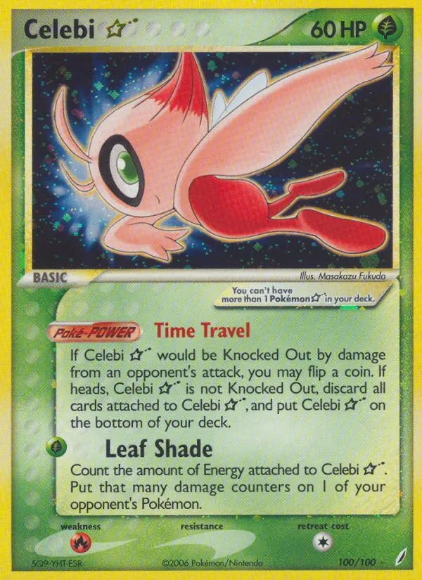 Celebi ☆ · Crystal Guardians 100/100