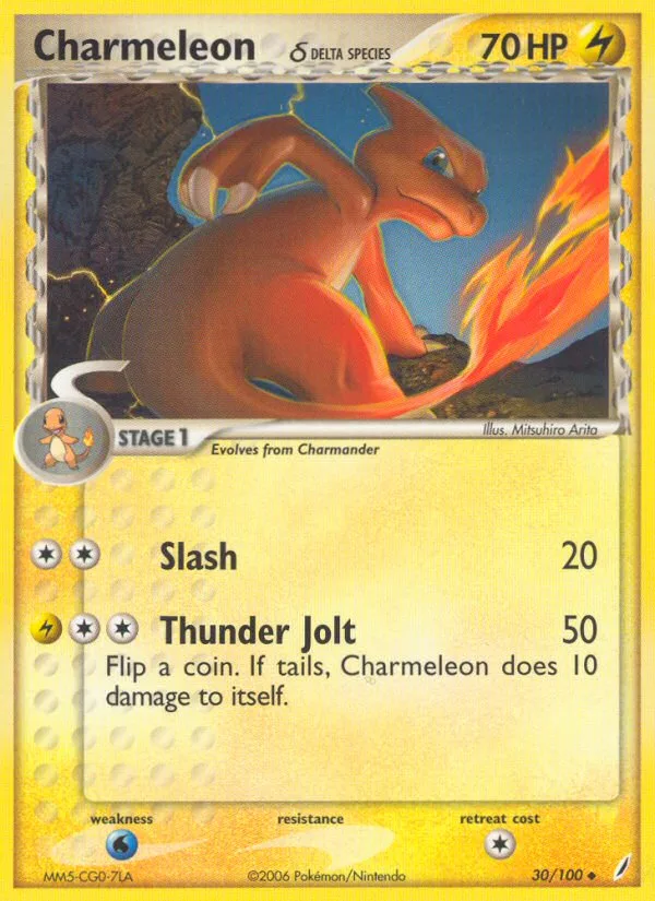 Charmeleon δ · Crystal Guardians 30/100