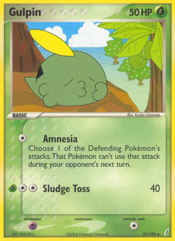 Gulpin · Crystal Guardians 33/100