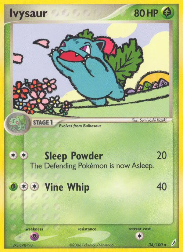 Ivysaur · Crystal Guardians 34/100