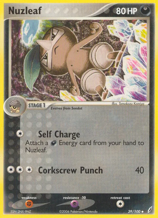 Nuzleaf · Crystal Guardians 39/100