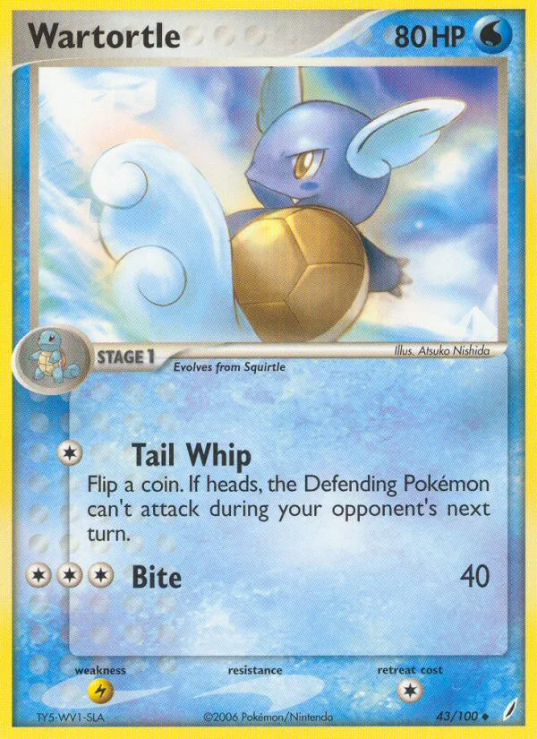 Wartortle · Crystal Guardians 43/100