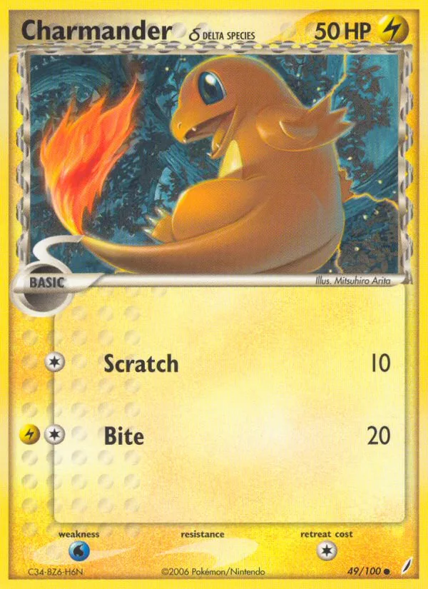 Charmander δ · Crystal Guardians 49/100