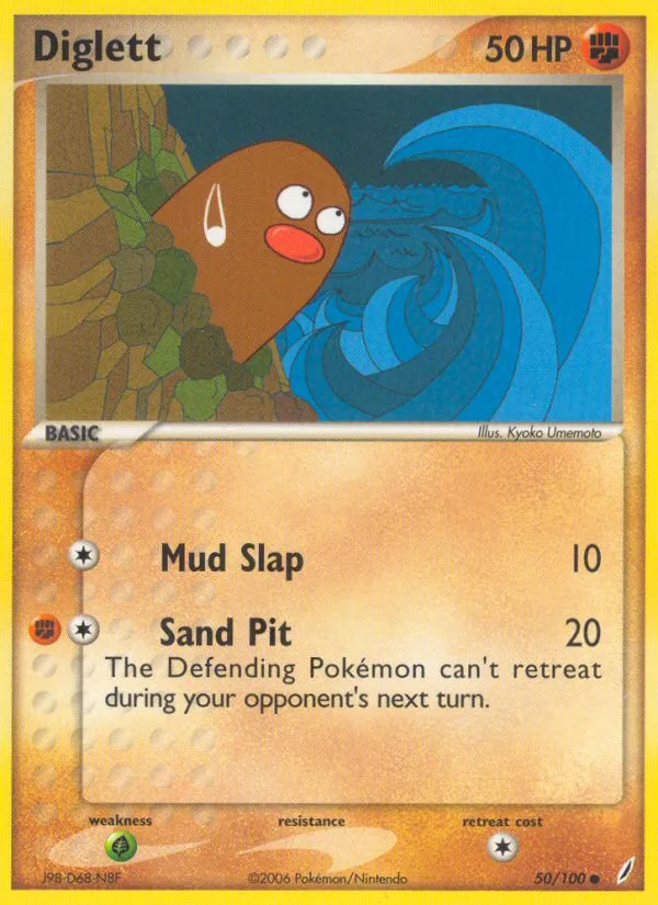 Diglett · Crystal Guardians 50/100