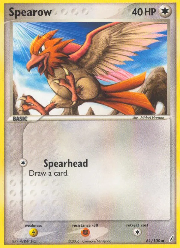Spearow · Crystal Guardians 61/100
