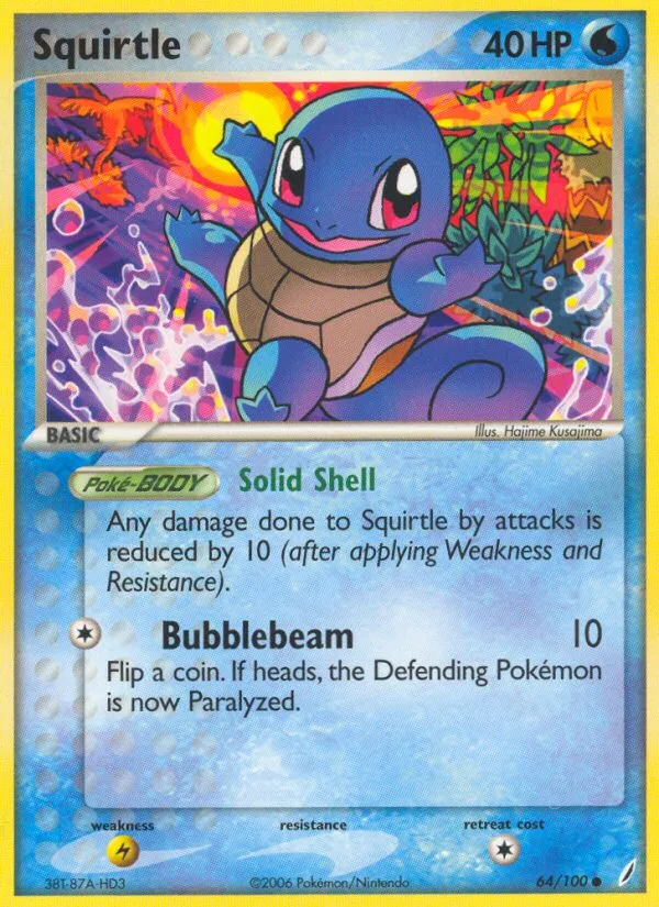 Squirtle · Crystal Guardians 64/100