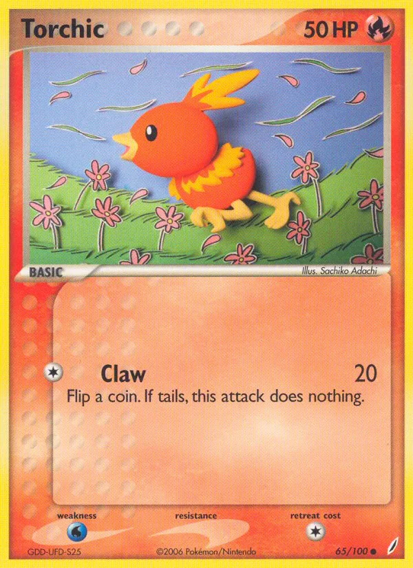 Torchic · Crystal Guardians 65/100