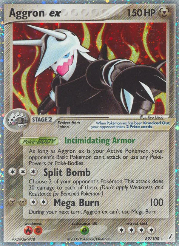 Aggron ex · Crystal Guardians 89/100
