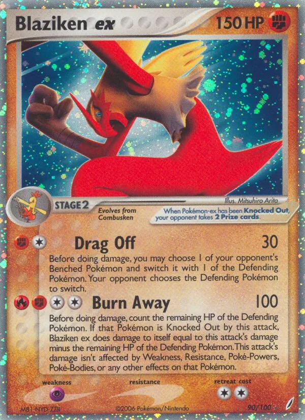 Blaziken ex · Crystal Guardians 90/100