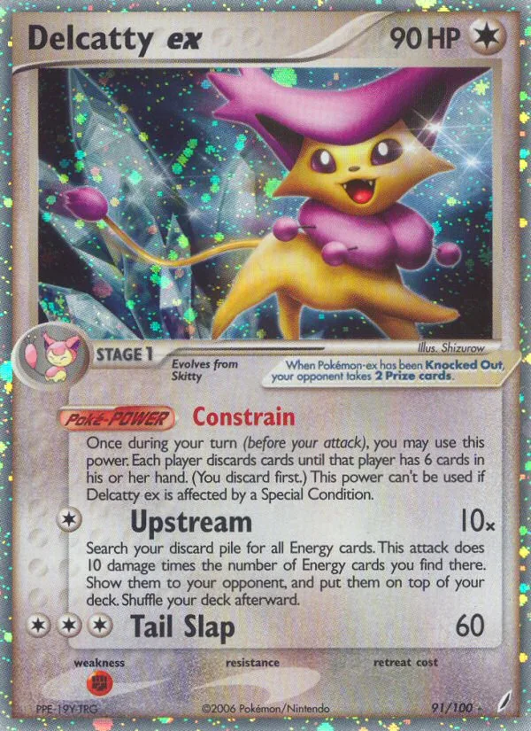 Delcatty ex · Crystal Guardians 91/100
