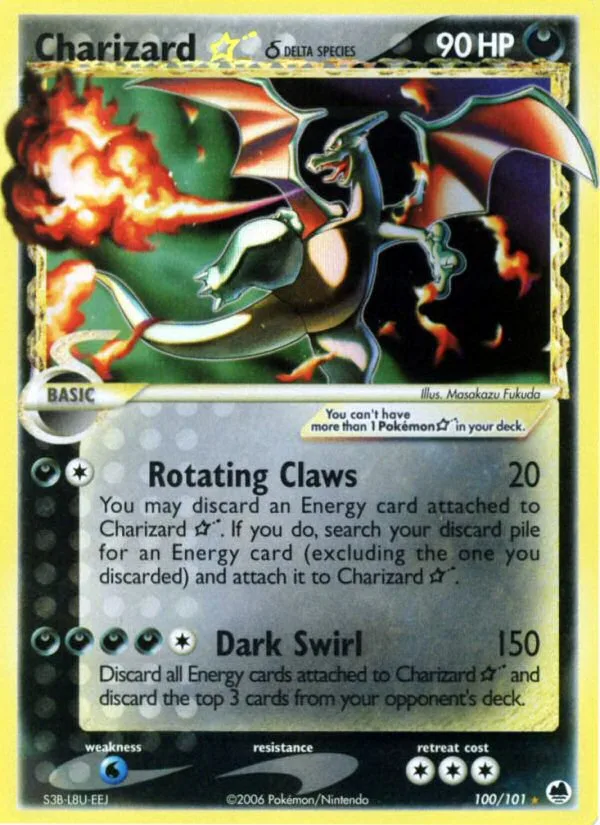 Charizard ☆ δ · Dragon Frontiers 100/101