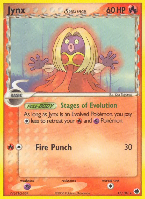 Jynx δ · Dragon Frontiers 17/101