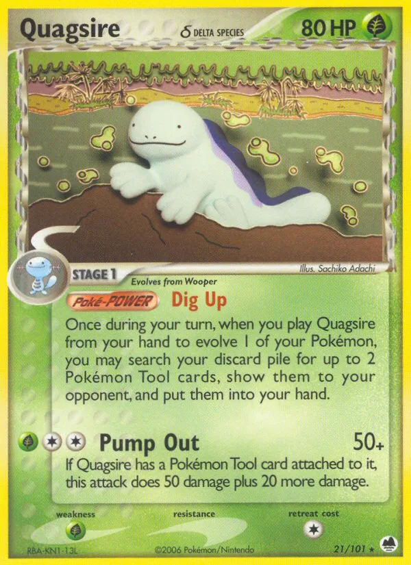 Quagsire δ · Dragon Frontiers 21/101