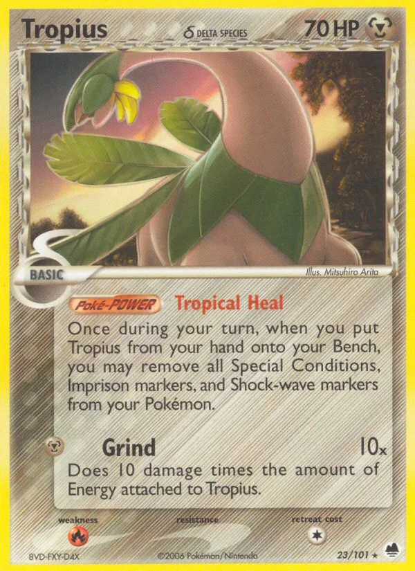Tropius δ · Dragon Frontiers 23/101