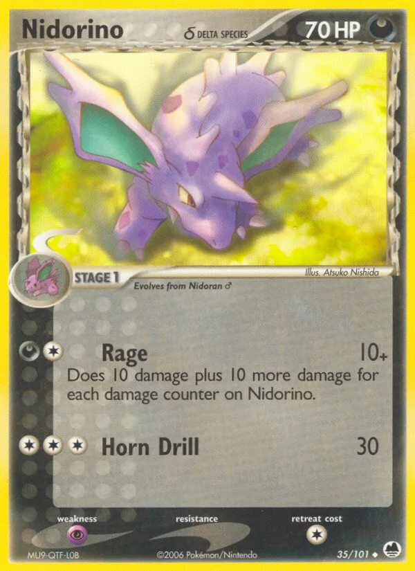 Nidorino δ · Dragon Frontiers 35/101