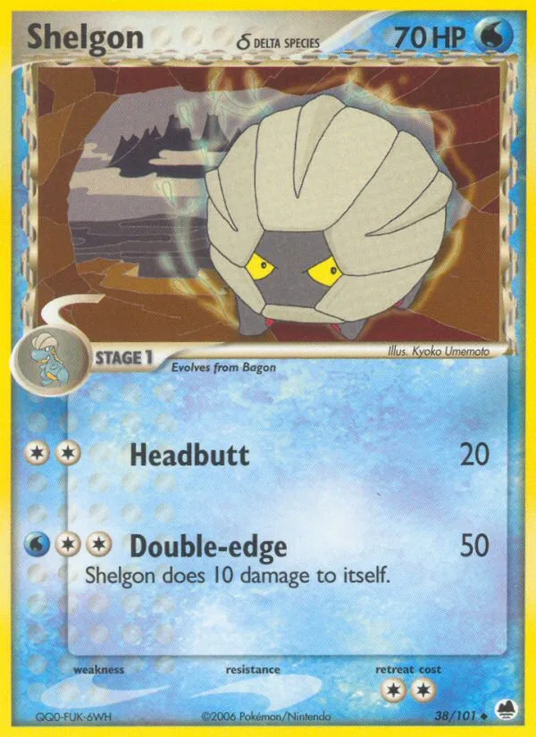 Shelgon δ · Dragon Frontiers 38/101