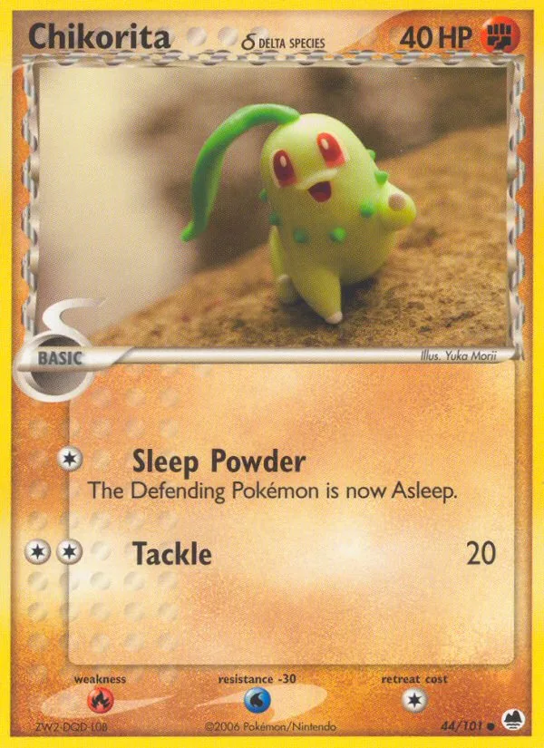 Chikorita δ · Dragon Frontiers 44/101