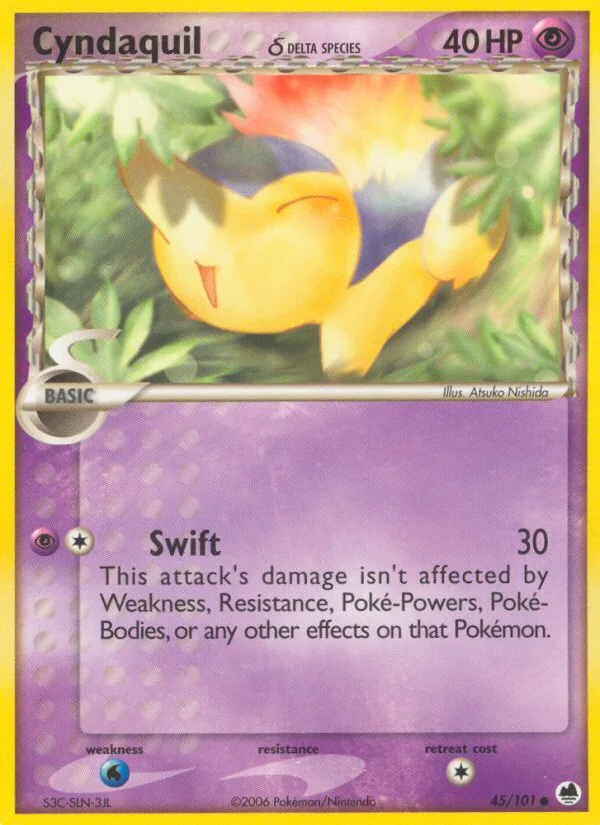 Cyndaquil δ · Dragon Frontiers 45/101