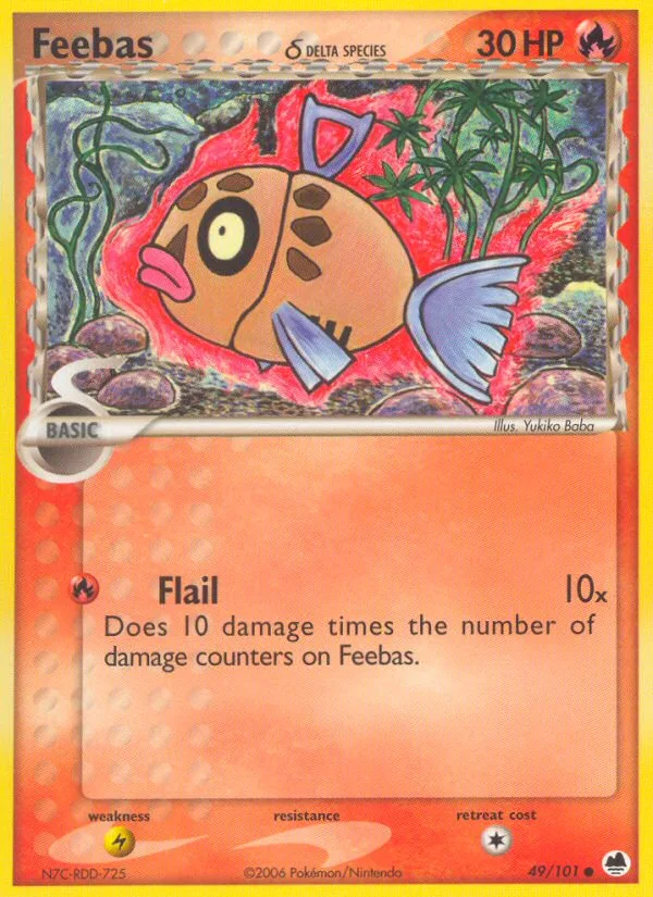 Feebas δ · Dragon Frontiers 49/101