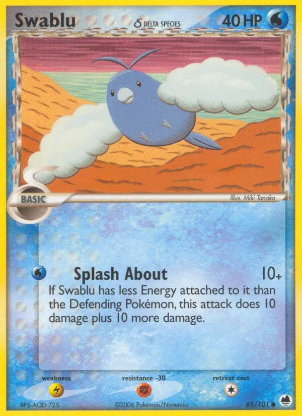 Swablu δ · Dragon Frontiers 65/101