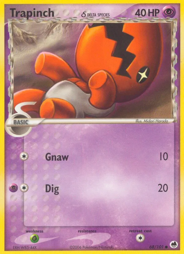 Trapinch δ · Dragon Frontiers 68/101