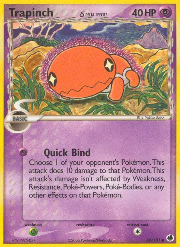 Trapinch δ · Dragon Frontiers 69/101