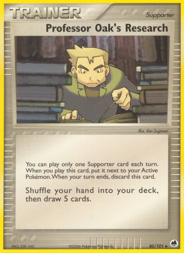 Professor Oak's Research · Dragon Frontiers 80/101