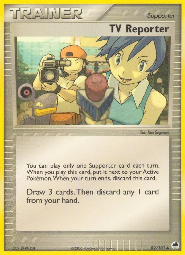 TV Reporter · Dragon Frontiers 82/101
