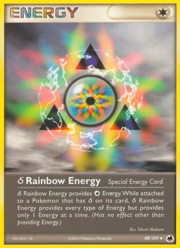 δ Rainbow Energy · Dragon Frontiers 88/101