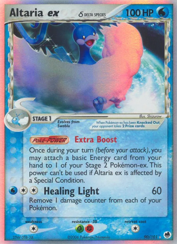 Altaria ex δ · Dragon Frontiers 90/101