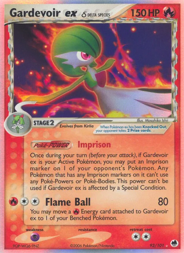 Gardevoir ex δ · Dragon Frontiers 93/101