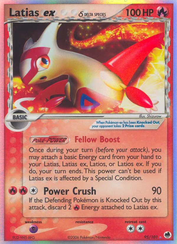 Latias ex δ · Dragon Frontiers 95/101