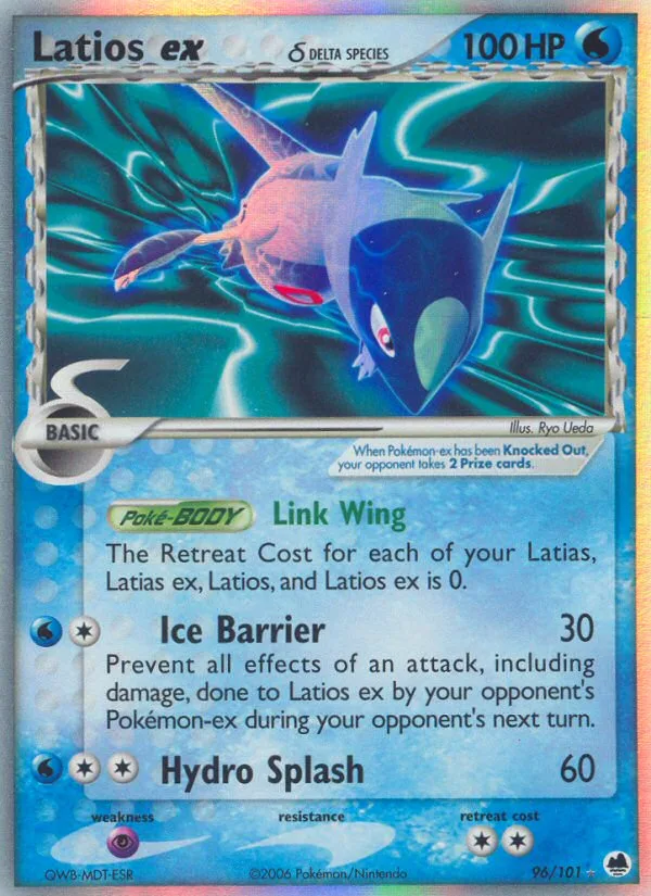 Latios ex δ · Dragon Frontiers 96/101