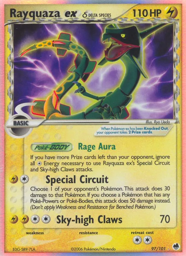 Rayquaza ex δ · Dragon Frontiers 97/101