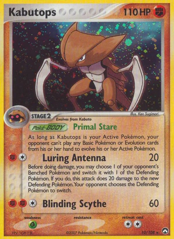 Kabutops · Power Keepers 10/108
