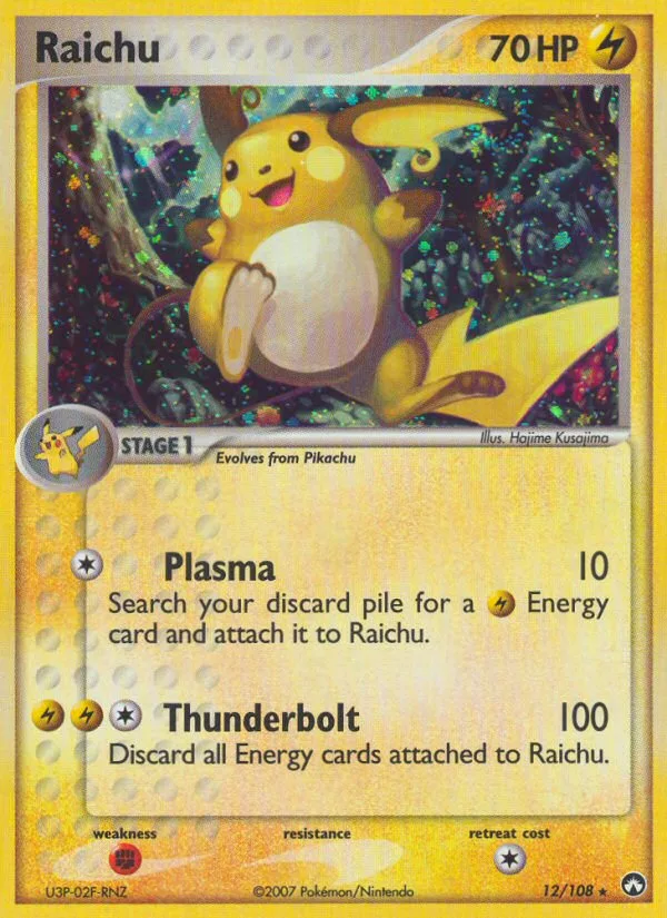 Raichu · Power Keepers 12/108