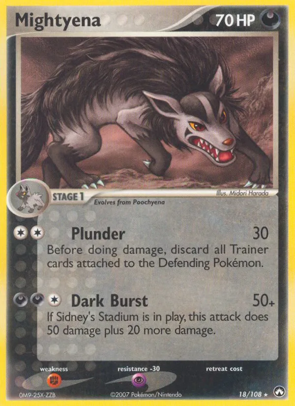 Mightyena · Power Keepers 18/108