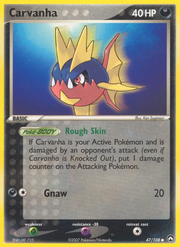 Carvanha · Power Keepers 47/108