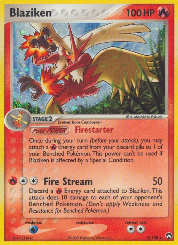 Blaziken · Power Keepers 5/108