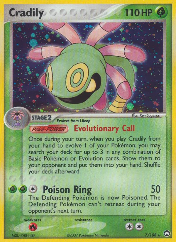 Cradily · Power Keepers 7/108