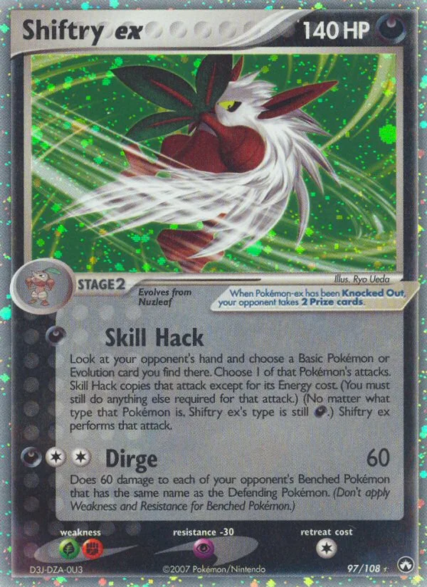 Shiftry ex · Power Keepers 97/108