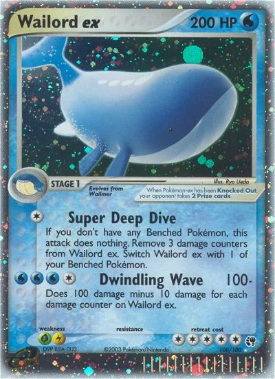 Wailord ex · Sandstorm 100/100