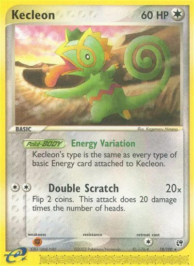 Kecleon · Sandstorm 18/100
