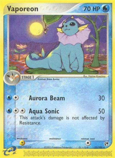 Vaporeon · Sandstorm 25/100