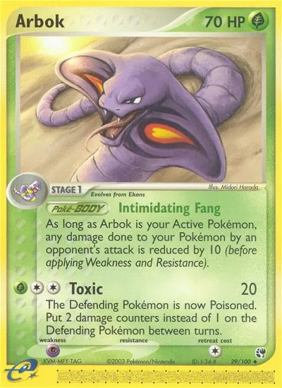 Arbok · Sandstorm 29/100