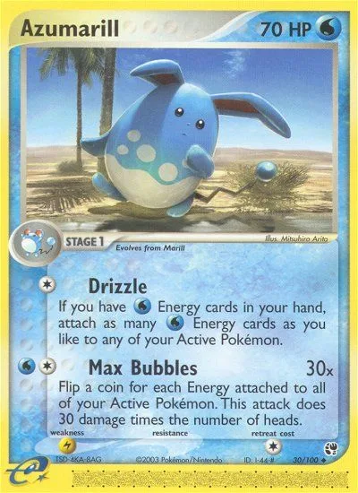 Azumarill · Sandstorm 30/100
