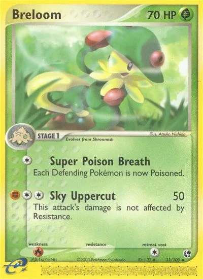Breloom · Sandstorm 33/100