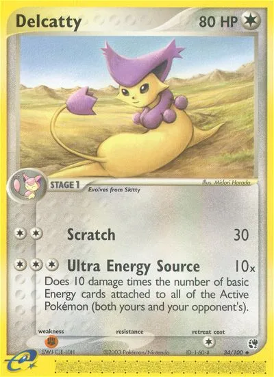 Delcatty · Sandstorm 34/100